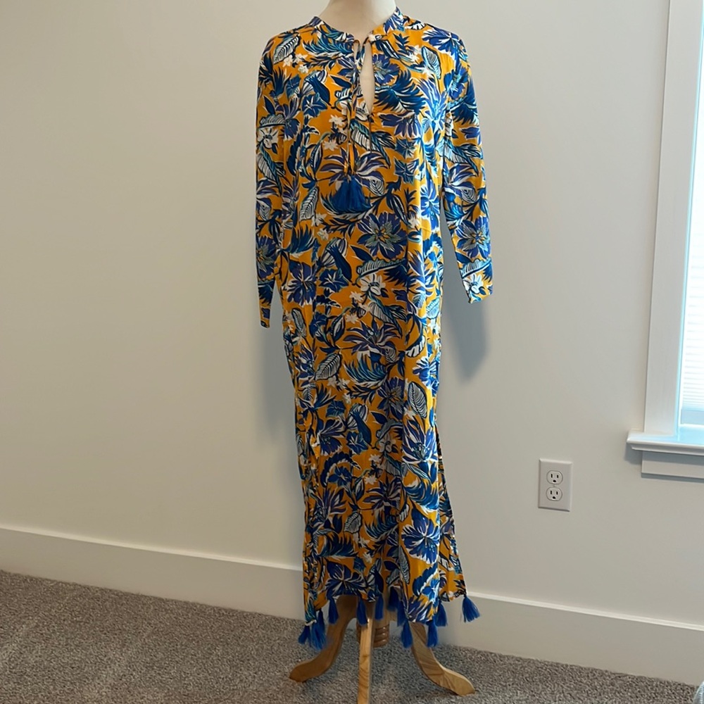 J Crew Caftan Cotton  swim coverup